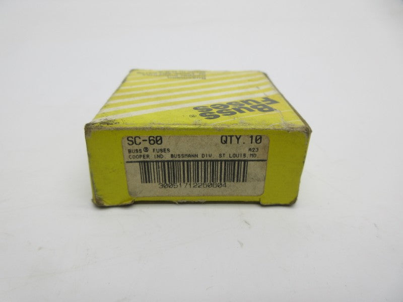 BUSSMANN SC-60 480VAC 60A (PKG OF 10) (YL/YL) NSMP
