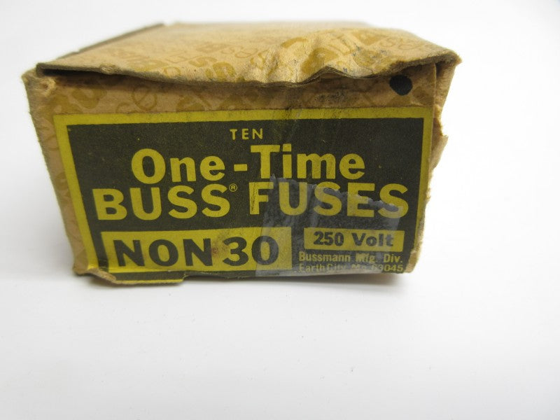 BUSSMANN NON30 250VAC 30A (PKG OF 10) (BR/GR) NSMP