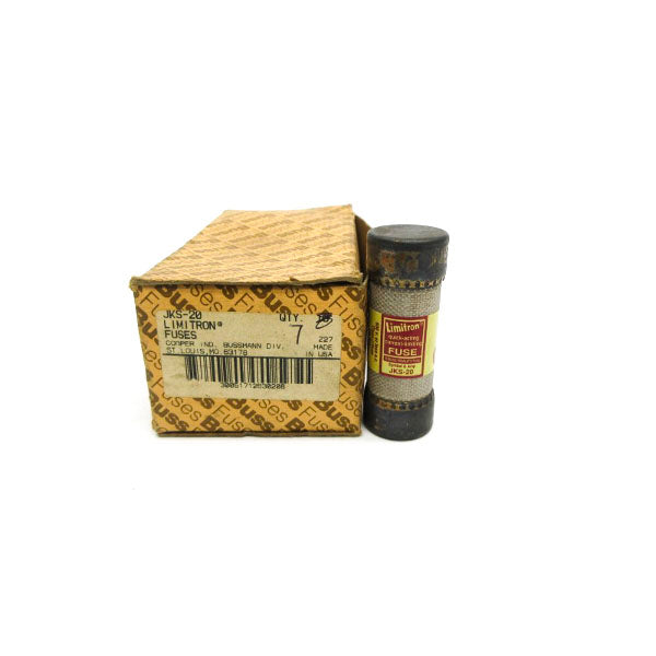 BUSSMANN JKS-20 600VAC 20A (PKG OF 7) (BR/PK) NSMP