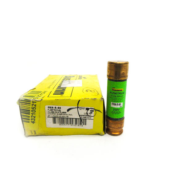 BUSSMANN FRN-R-60 250VAC 60A (PKG OF 8) (YL/GR) NSMP