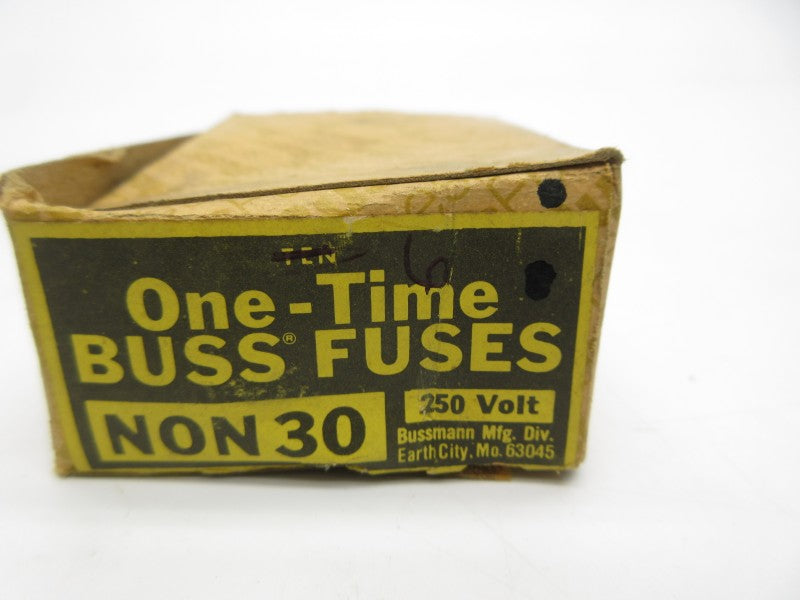 BUSSMANN NON30 250VAC 30A (PKG OF 6) (BR/GR) NSMP