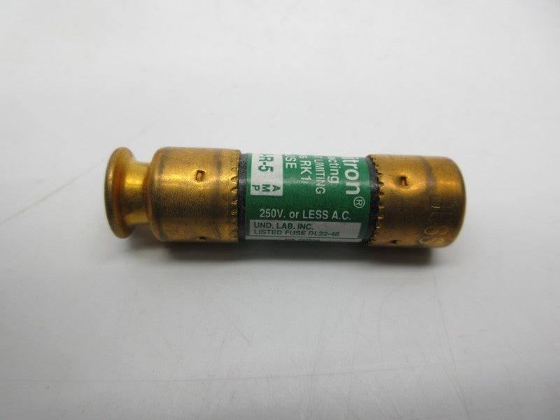 BUSSMANN KTN-R-5 250VAC 5A (PKG OF 6) (WH/GR) NSMP