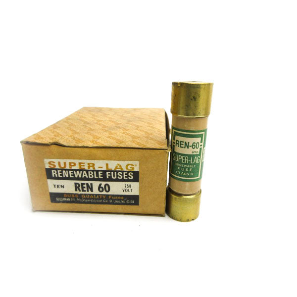 BUSSMANN REN60 250VAC 60A (PKG OF 10) (BR/GR) NSMP