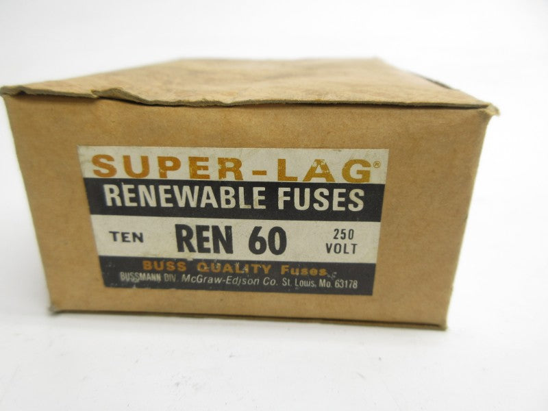 BUSSMANN REN60 250VAC 60A (PKG OF 10) (BR/GR) NSMP