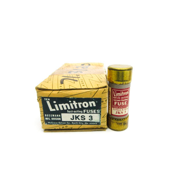 BUSSMANN JKS3 600VAC 3A (PKG OF 10) (BR/PK) NSMP