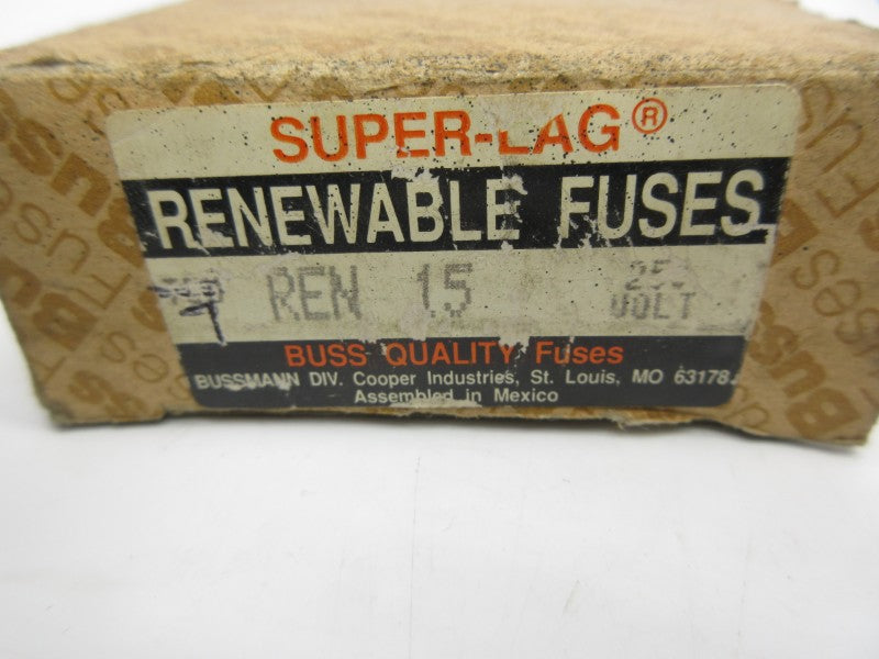 BUSSMANN REN15 250VAC 15A (PKG OF 7) (BR/BL) NSMP