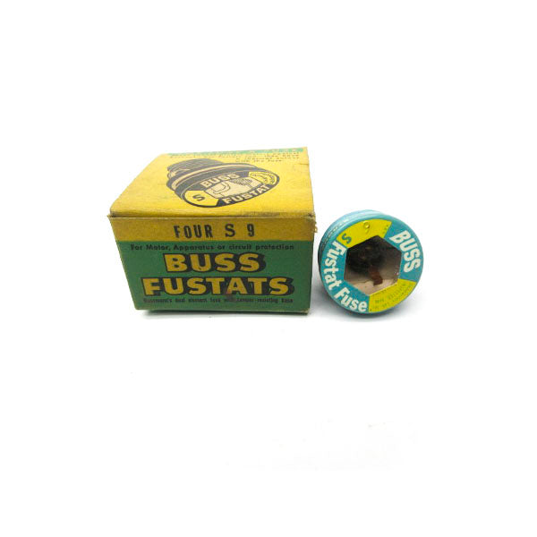 BUSSMANN S9 125VAC 9A (PKG OF 4) (GR/BL) NSMP