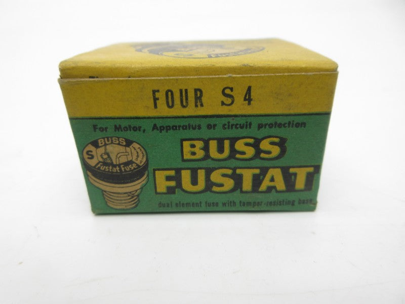 BUSSMANN S4 125VAC 4A (PKG OF 4) (GR/BR) NSMP