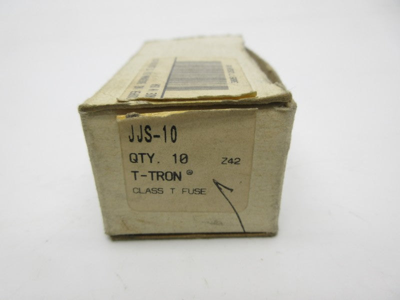 BUSSMANN JJS-10 600VAC 10A (PKG OF 10) (WH/WH) NSMP