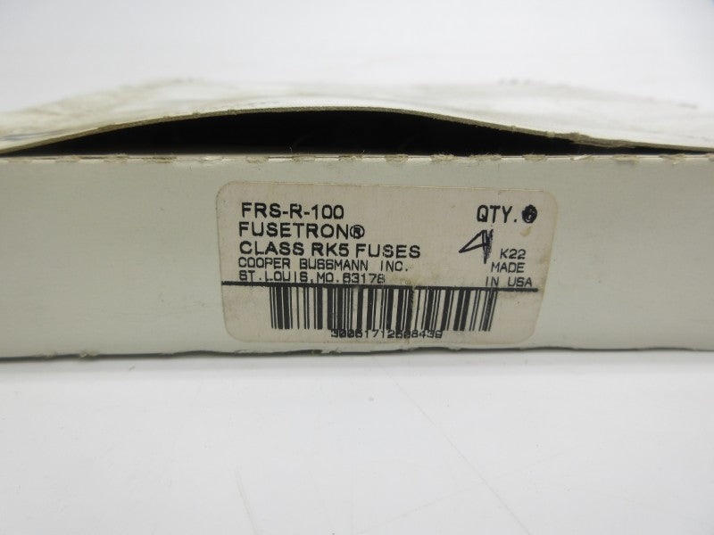 BUSSMANN FRS-R-100 600VAC 100A (PKG OF 4) (WH/BLK) NSMP