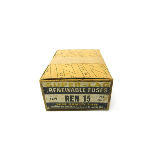 BUSSMANN REN15 250VAC 15A (PKG OF 10) (BROWN) NSFS