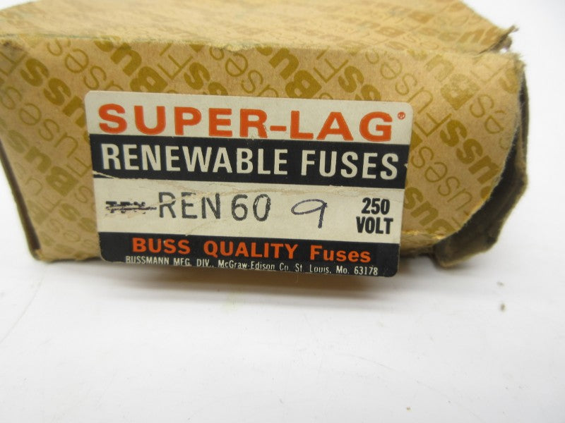 BUSSMANN REN60 250VAC 60A (PKG OF 9) (BR/GR) NSMP