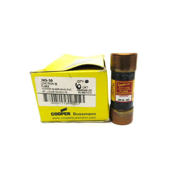 BUSSMANN JKS-30 600VAC 30A (PKG OF 6) (YL/PK) NSMP