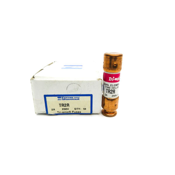 FERRAZ SHAWMUT TR2R 250VAC 2A (PKG OF 10) (WH/PK) NSMP