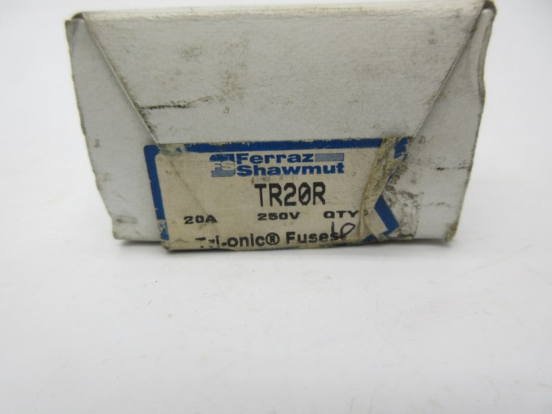 FERRAZ SHAWMUT TR20R 250VAC 20A (PKG OF 6) (WH/PK) NSMP