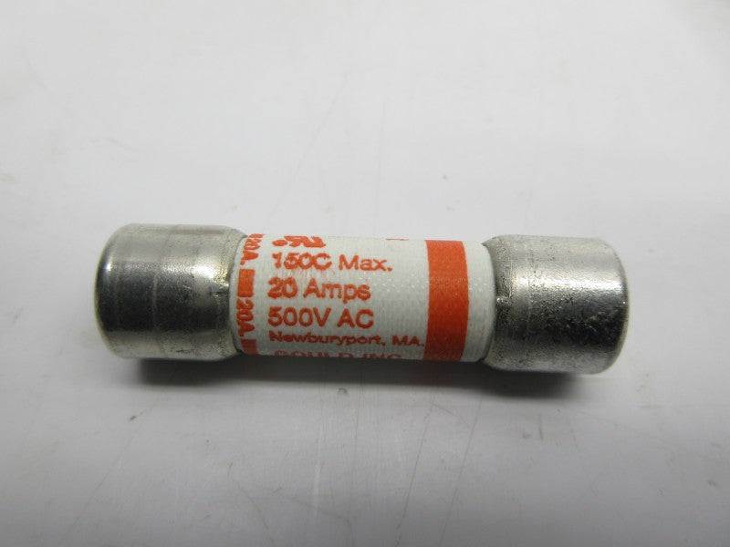 GOULD SHAWMUT A50P20-1 500VAC 20A (PKG OF 10) (WH/OR) NSMP