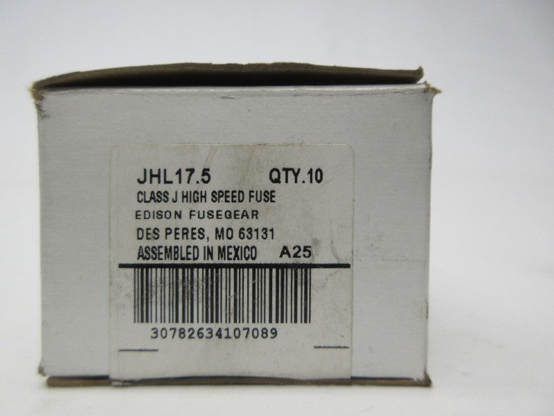 EDISON JHL17.5 600VAC 17.5A (PKG OF 10) NSMP