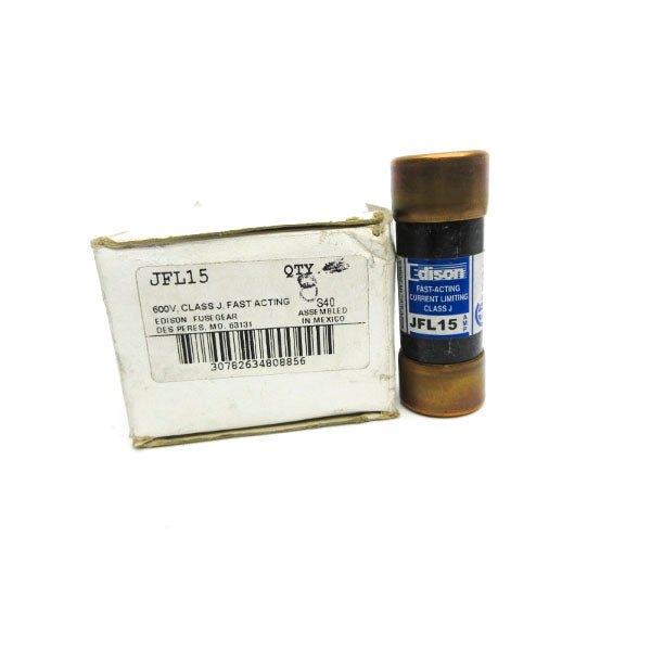 EDISON JFL15 600VAC 15A (PKG OF 8) NSMP