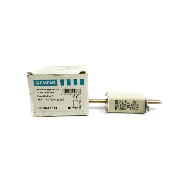 SIEMENS 3NA3114 500VAC 35A (PKG OF 3) NSMP