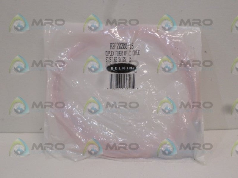 BELKIN A2F20200-15 DUPLEX FIBER OPTIC CABLE NSMP