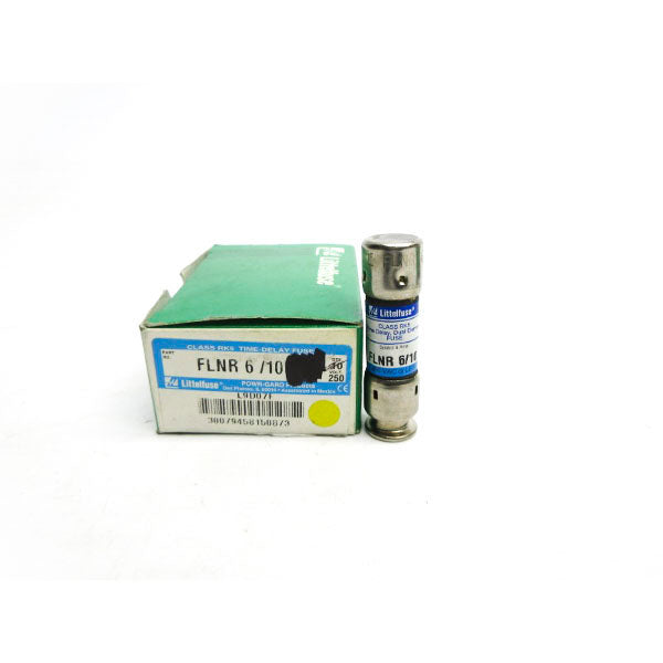 LITTELFUSE FLNR6/10 250VAC 6/10A (PKG OF 10) (GR/BL) NSMP