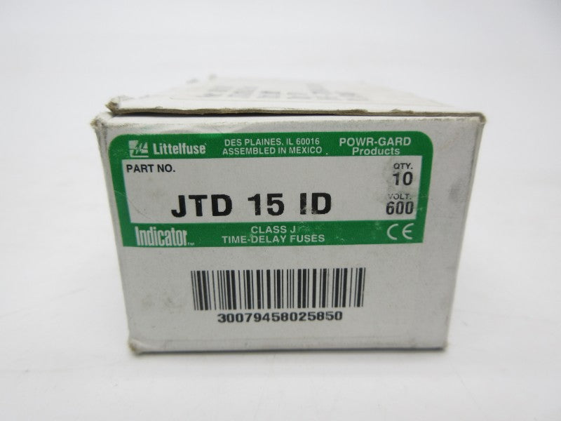 LITTELFUSE JTD15ID 600VAC 15A (PKG OF 10) (WH/GR) NSMP