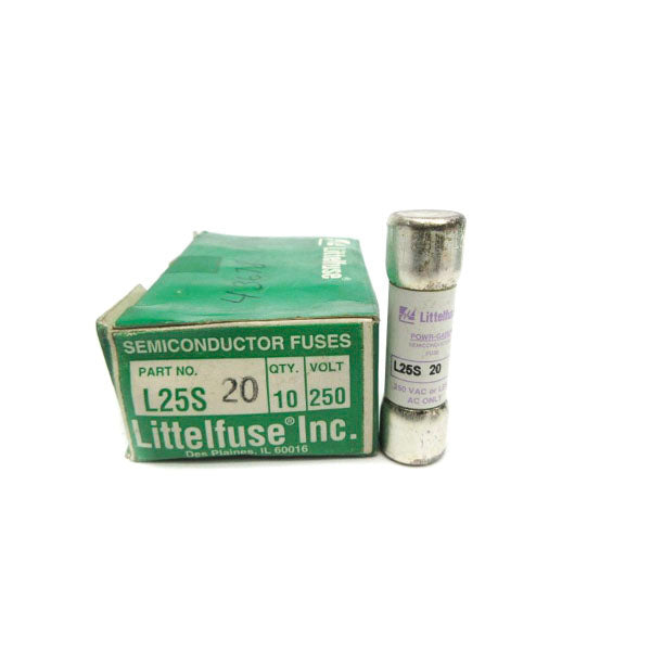LITTELFUSE L25S20 250VAC 20A (PKG OF 10) (GR/PU) NSMP