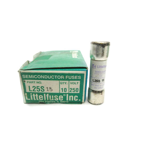 LITTELFUSE L25S15 250VAC 15A (PKG OF 10) (GR/PU) NSMP