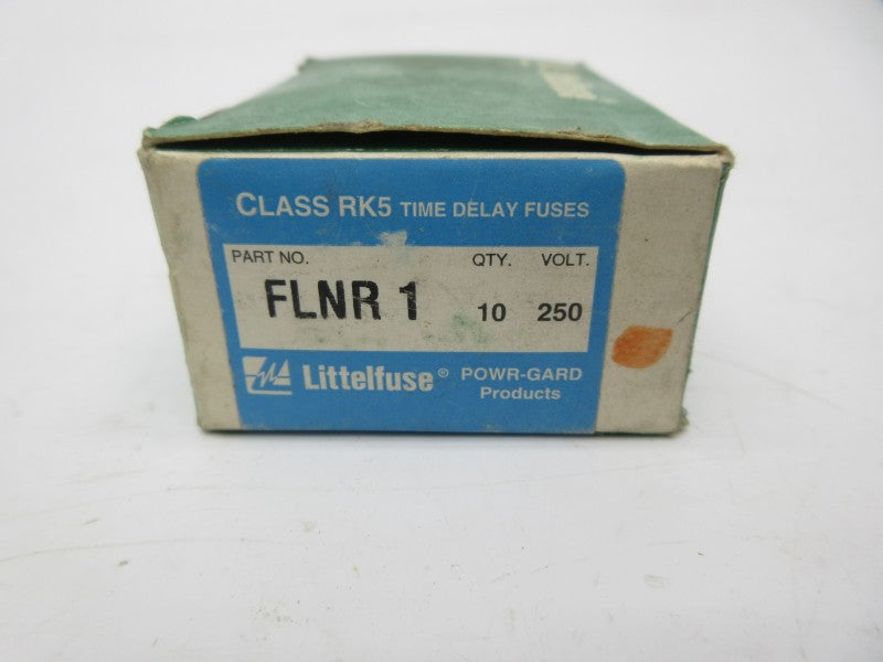 LITTELFUSE FLNR1 250VAC 1A (PKG OF 10) (GR/BL) NSMP