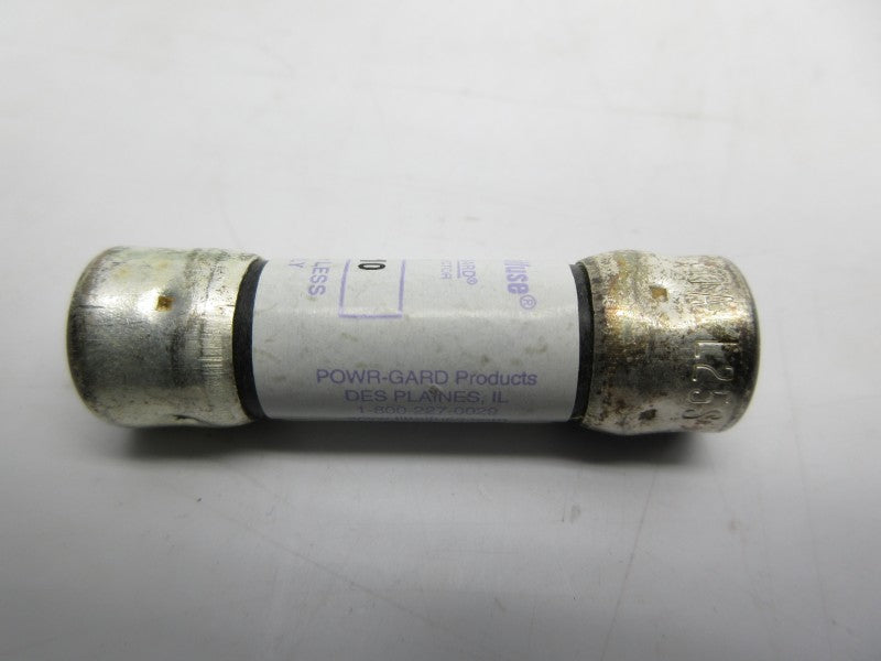 LITTELFUSE L25S10 250VAC 10A (PKG OF 8) (GR/PU) NSMP