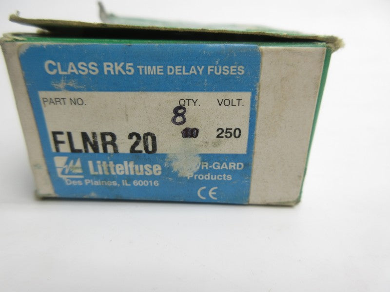 LITTELFUSE FLNR20 250VAC 20A (PKG OF 8) (GR/BL) NSMP