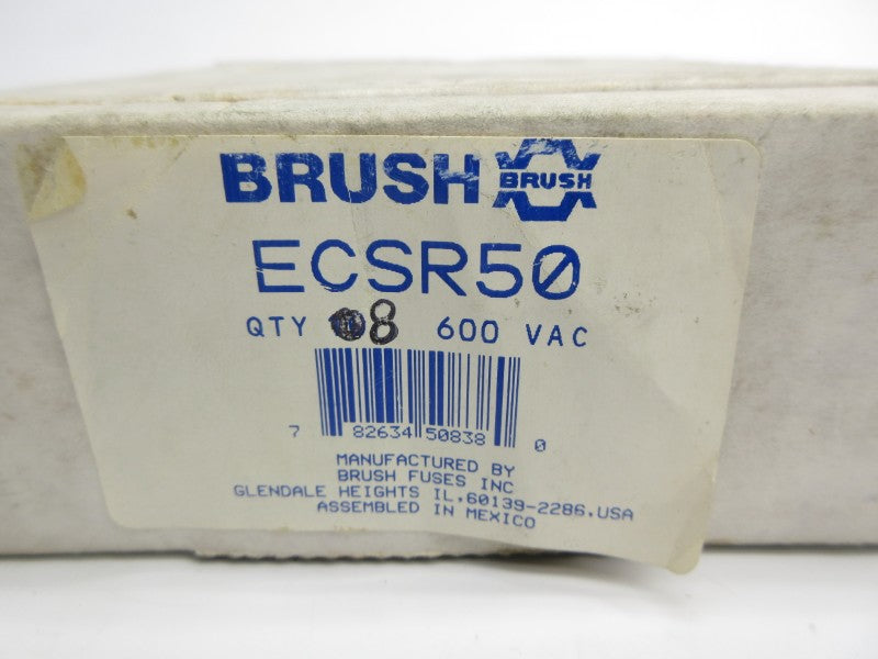 BRUSH ECSR50 600VAC 50A (PKG OF 8) NSMP