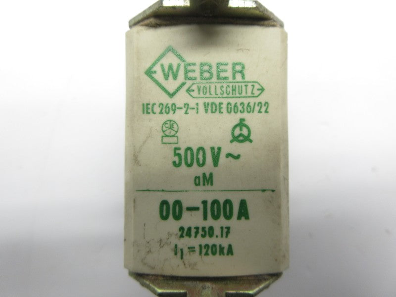 WEBER 00-100A 24750.17 500V 100A NSNP