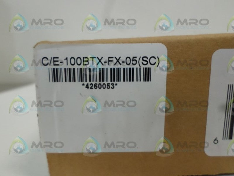 TRANSITION NETWORKS C/E-100BTX-FX-05(SC) NSMP