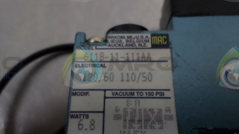 MAC 611B-11-111AA VALVE NSNP