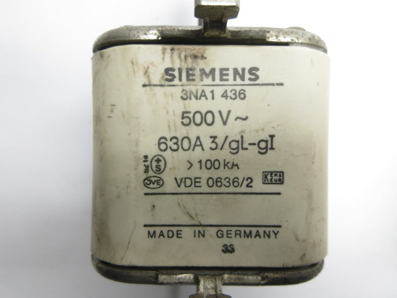 SIEMENS 3NA1436 500V 630A NSNP