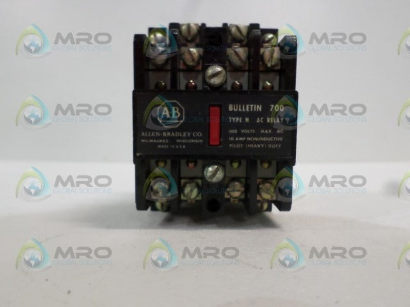 ALLEN BRADLEY 700-NT200A1 SER. B AC RELAY UNMP