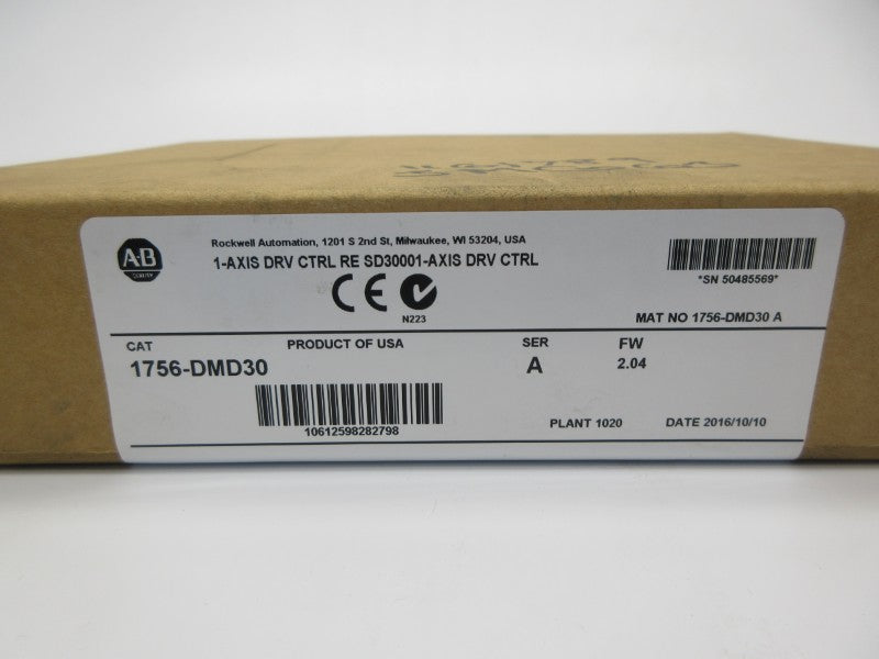 ALLEN BRADLEY 1756-DMD30 SER. A F/W 2.04 DATE: 2016 NSFS