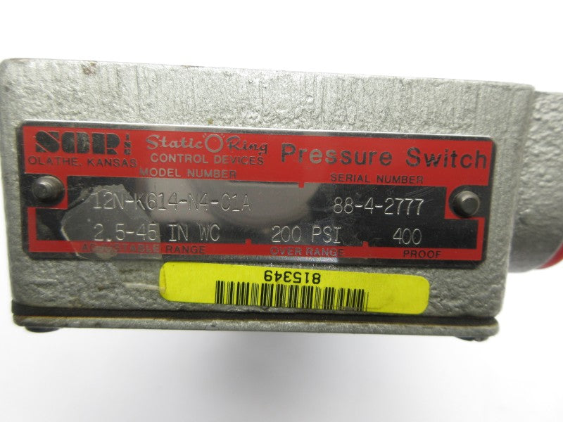 SOR 12N-K614-N4-CA 2.5-45INWC NSNP