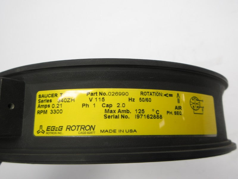 EG&G ROTRON 026990 115V 0.21A NSNP