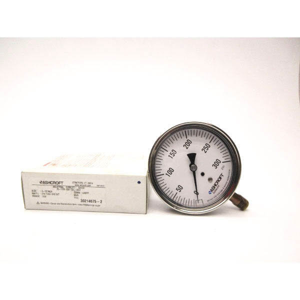 ASHCROFT 35-1009-AW-02L-300# 0-300PSI 3-1/2" NSMP
