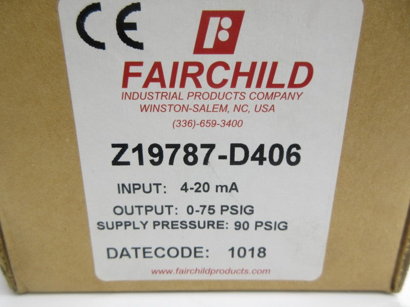 FAIRCHILD Z19787-D406 90PSI NSMP