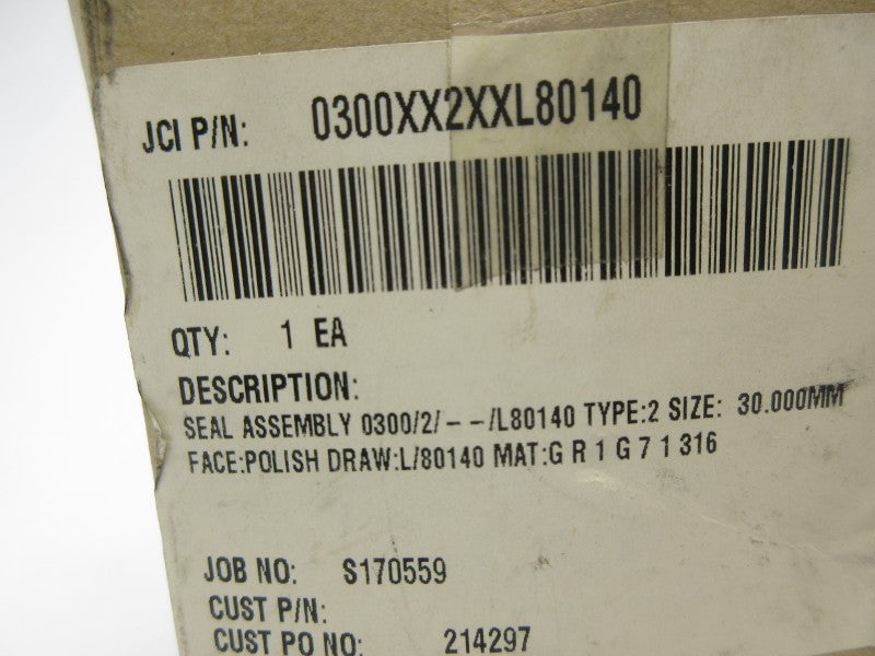 JOHN CRANE 0300XX2XXL80140 NSMP