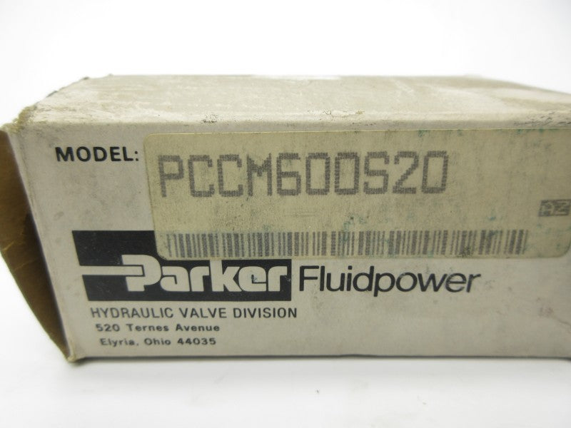 PARKER PCCM600S20 3000PSI NSMP