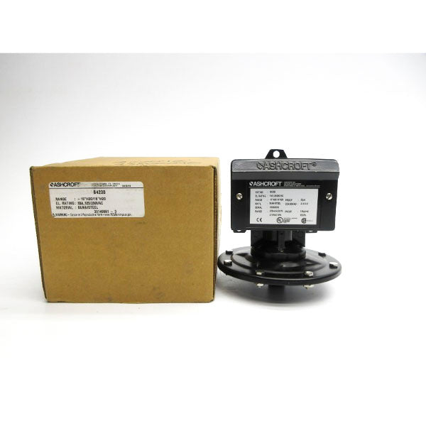ASHCROFT B420B 125/250VAC 15A -15INH2O/15INH2O NSMP