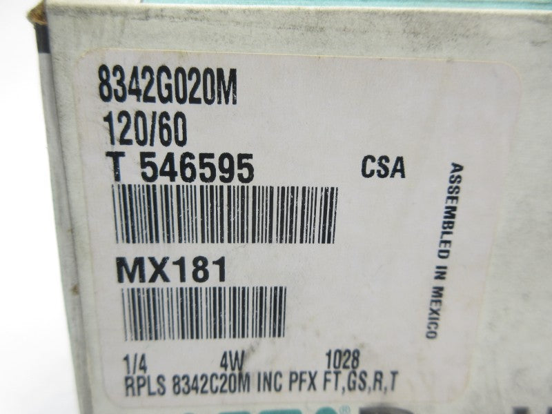 ASCO 8342G020M 120V 0.5-125PSI 1/4" NSMP