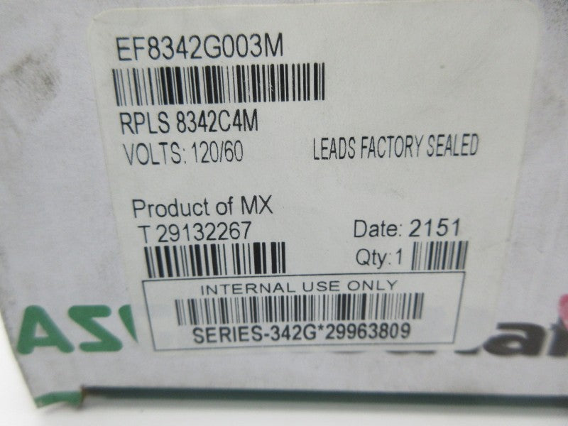 ASCO EF8342G003M 120V 0.5-125PSI 3/8" NSMP