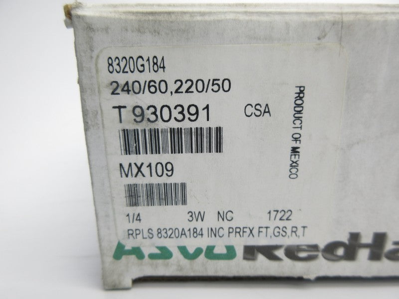 ASCO 8320G184 220/240V 150PSI 1/4" NSMP