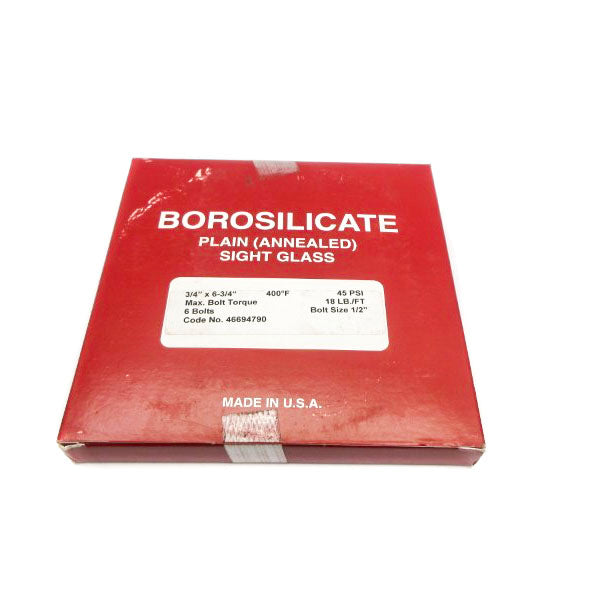 BOROSILICATE 46694790 45PSI 400'F 1/2" NSFS