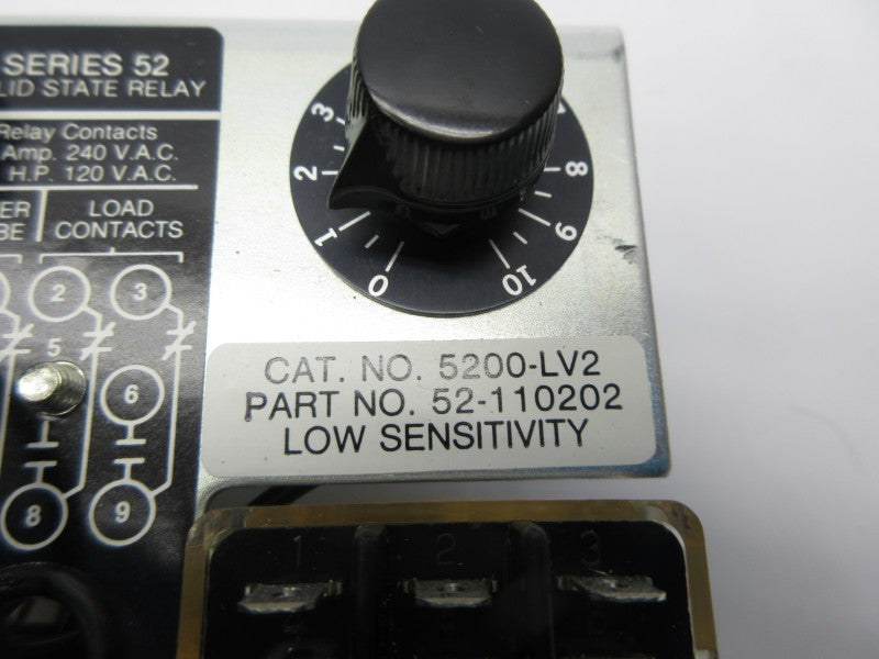 BW CONTROLS 5200-LV2 52-110202 SER. 52 240VAC 10A NSNP